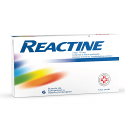 REACTINE*6CPR 5MG+120MG RP