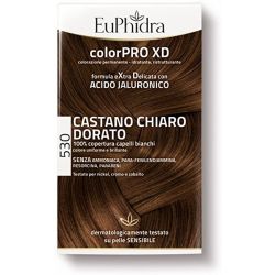 EUPHIDRA COLORPRO XD 530 CASTANO CHIARO DORATO GEL COLORANTE CAPELLI IN FLACONE + ATTIVANTE + BALSAM
