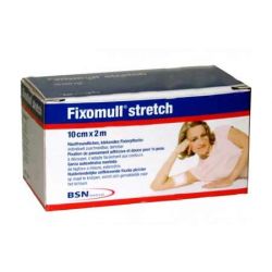 FASCIA AUTOADESIVA IPOALLERGENICA FISSAGGIO CATETERI FIXOMULL STRETCH. SUPPORTO IN POLIESTERE NON TE