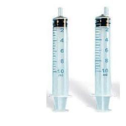 Siringa plastica senza ago sterile 50cc ecc