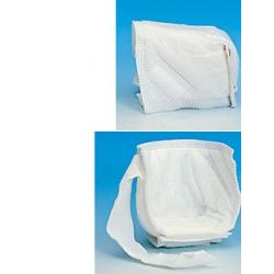 Gomitiera/talloniera in tessuto non tessuto con doppia imbottitura ovattata. regolabile tramite cint