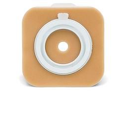 Placca con flangia e barriera protettiva con idrocolloidi a profilo sottile dispositivo 2 pezzi con 
