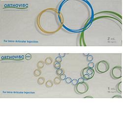 Siringa intra-articolare orthovisc 2 ml 15 mg/ml 3 pezzi
