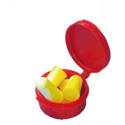 Ear plugs tappi auricolari antirumore ad espansione in schiuma poliuretanica superficie liscia 4 pez