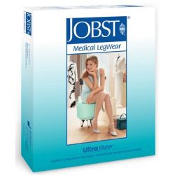 Calza compressiva jobst ultrasheer 15-20mmhg calza beige 1 articolo 751180000000