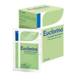 Disinfettante fazzoletto per medicazione euclorina 10 pezzi