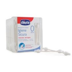 Chicco sicur net bastoncini igiene auricolare 64 pezzi