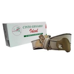 Cinto erniario ideal in tessuto elastico forte doppio grigio frangiato 95cm