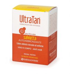 Ultra tan salviette autoabbronzanti 10 buste