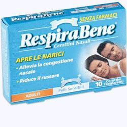 Cerotto nasale trasparente adulti respira bene 10 pezzi
