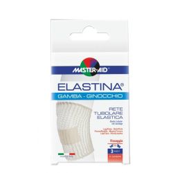 Rete tubolare elastica ipoallergenica master-aid elastina gamba/ginocchio 3 mt in tensione calibro 5 cm