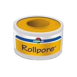 Cerotto in rocchetto master-aid rollpore tessuto non tessuto 5x5