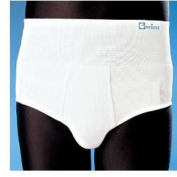 Orione 319 cintoslip erniario uomo aperto con pelotte bianco 3