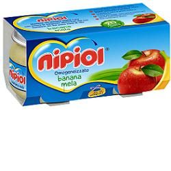 Nipiol omogeneizzato banana mela 80 g 2 pezzi