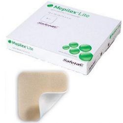 Mepilex lite medicazione in schiuma di poliuretano 10x10 cm 5 pezzi