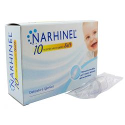 RICARICA USA E GETTA PER ASPIRATORE NASALE NARHINEL 10 PEZZI SOFT ARTICOLO 526405