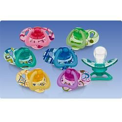 Nuby nt succhietto ortodontico posh in tritan con scatolina igienica 0/6 mesi