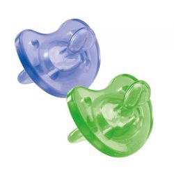 Chicco succhietto silicone neutro 4m+ 2 pezzi