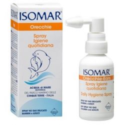 Isomar orecchie acqua di mare spray no gas per irrigazione dell'orecchio 50ml