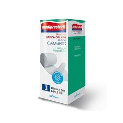 Benda orlata medipresteril cambric m5x500cm 14/12 fili