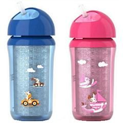 Avent tazza termica con cannuccia decorata 260 ml