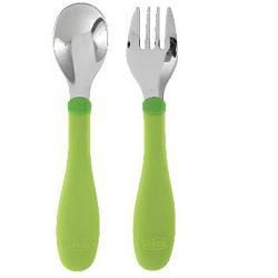 Chicco set posatine acciaio 18m+