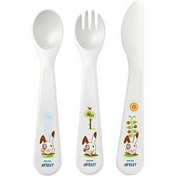 Coltello forchetta e cucchiaino 18 mesi+