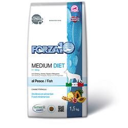 Forza10 medium diet con pesce per cani di media taglia microcapsules 1,5 kg