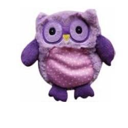 Warmies peluche termico hooty viola