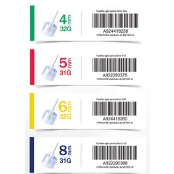 Ago per penna da insulina fora fine 32 gauge 6 mm 100 pezzi