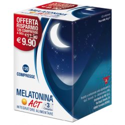 Melatonina act 1mg +3 complex 120 compresse 18 g