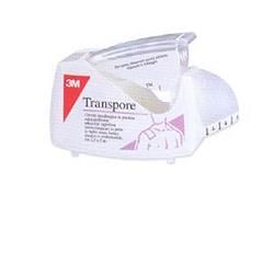 Cerotto in rocchetto transpore cm 2,5 x 5 mt dispenser 1 pezzo
