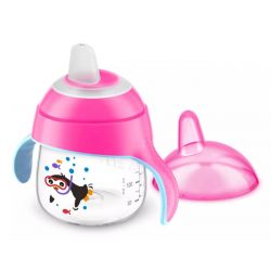 Avent tazza con beccuccio decorata rosa 200 ml