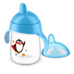 Avent tazza con beccuccio decorata azzurro 340 ml