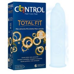 Profilattico control total fit 6 pezzi
