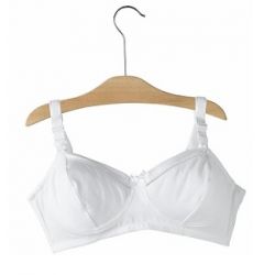 Chicco mammy reggiseno cotone allattamento bianco 3d