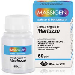 Massigen olio di fegato di merluzzo 60 perle