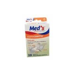 Cerotto meds strips delicato tessuto non tessuto assortiti 20 pezzi