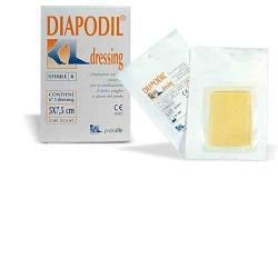 Medicazioni speciale attiva con idrogel diapodil dressing misura 5x7,5cm confezione da 3pezzi classe
