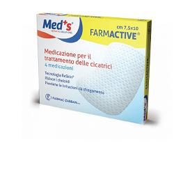 Cerotto farmactive cicatrici 7,5x10 cm 4 pezzi