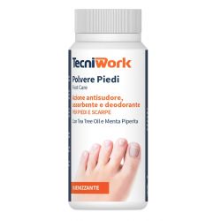 Tecniwork polvere deodorante per i piedi flacone 75 g