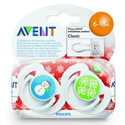 Avent succhietto natalizio 2 pezzi