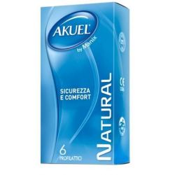 Profilattico ansell akuel by manix natural b 6 pezzi