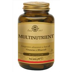 Multinutrient solgar 30 tavolette