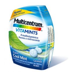 Multicentrum vitamints cool mint 50 caramelle