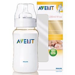 Avent biberon classic in pes 0% bpa miele 330 ml
