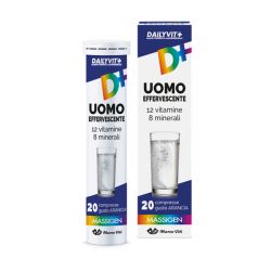 Dailyvit+ uomo multivitaminico e multiminerale effervescente 20 compresse