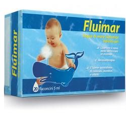 Fluimar 20flaconcini monodose da 5ml soluzione isotonica stea di sali e oligoelementi