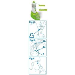 Doccia nasale fluirespira port 1 pezzo ce 0051