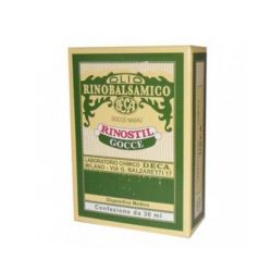 RINOSTIL GOCCE NASALI FLACONE 30ML OLIO RINOBALSAMICO PER LAPROTEZIONE DELLA MUCOSA NASALE E LA PULI